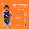Destira - Maillot de gimnasia con diseño de piña (talla