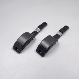 HUYILUN0104 2 PCS Black Rear Quarter Window Latch Lock Compatible with Toyota Hilux 1997-2004 Tacoma 2001-2004 62910-35032