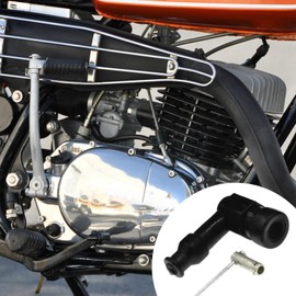 Spark Plug Boot,Rubber Engines Spark Plug Cap - Non-Resistor Multicolor Motorcycle Accessories Dust-Proof Replacement Part for Motorcycles