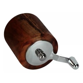 Baum Brothers Molino Pimientero Sal De Grano De Madera Y Ceramica Manual