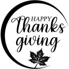 Imprue Thanksgiving Rubber Stamp Self Ink Stamp Holiday Stamper Gift Stamp Craft