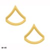 PAIR Private First Class PFC Rank ~ Chevron Pins ~