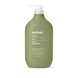 Method Men Body Wash, Juniper and Sage, Paraben and Phthalate Free, Quick-Lathering Cleansers, Cruelty Free, 28 oz