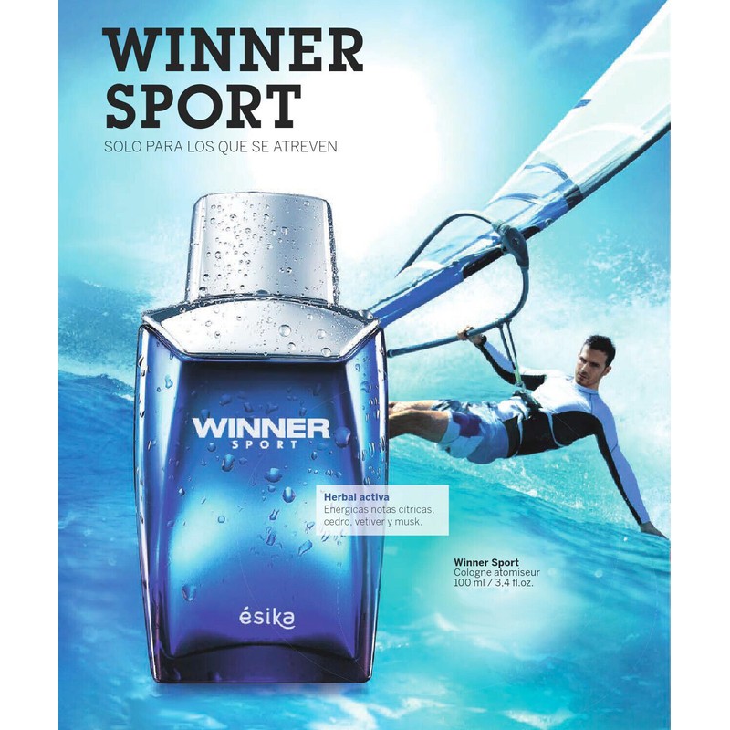 Esika WINNER SPORT Cologne For Men, 100 ML