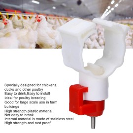 Unbranded 20 Chicken Waterer Nipples For Poultry Feeder Drinker for Chickens Ducks Birds