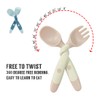 Toddler Feeding Training Spoon and Fork Tableware, Set of 6