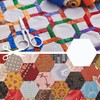 100Pcs Paper Piecing, Hexagonal Paper Piecing Template Paper Piecing for