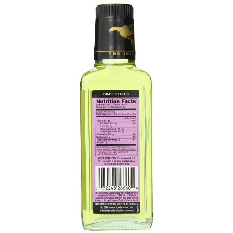 International Collection Oil, Grapeseed, 8.45 Ounce
