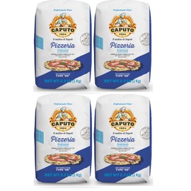 Mulino Caputo 00 Pizzeria Flour - 1-kilo bag (Pack of 4)
