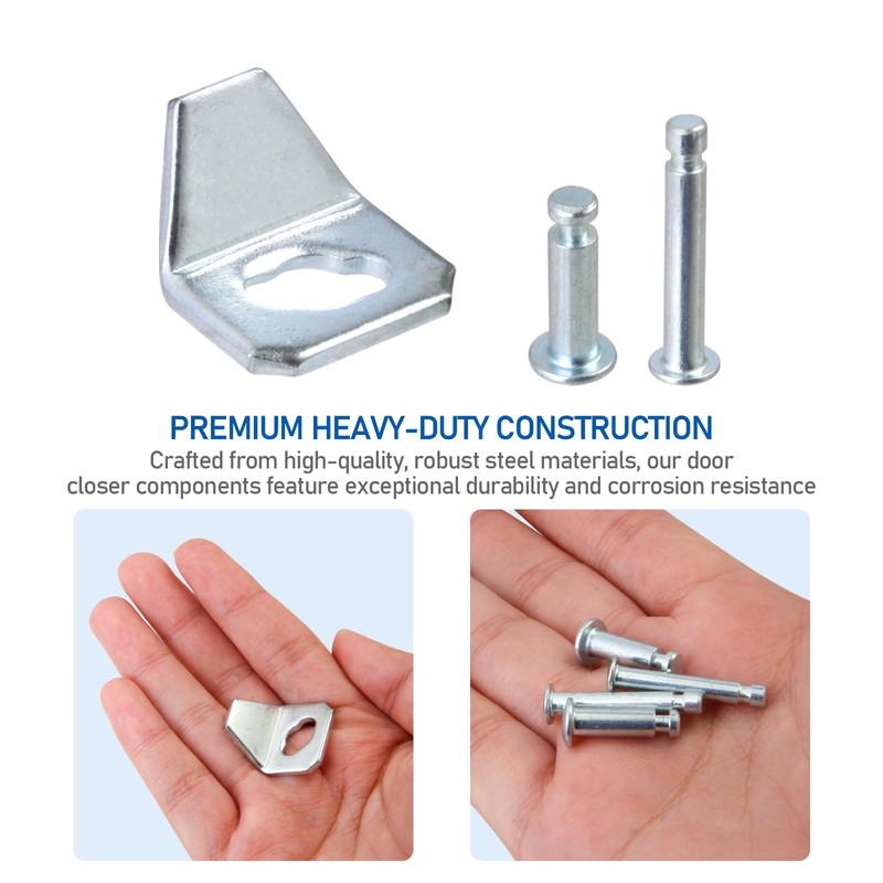 KIBBEH 10 Pack Heavy Door Closer Repair Kit, Include 8