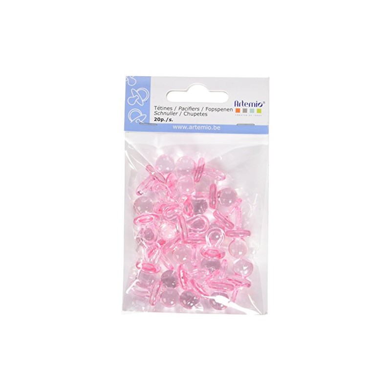 Artemio 20-Piece Plastic Dummies, Pink