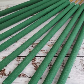 GVOPGIDES Large Citronella Incense Sticks, 12 Sticks of Natural Plant Ingredients, Citronella Oil, Lemongrass Oil, Rosemary Oil