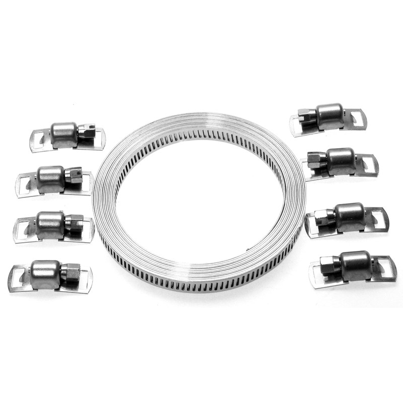 Hose Clamp Set Length 3 m Width 8 mm Continuous
