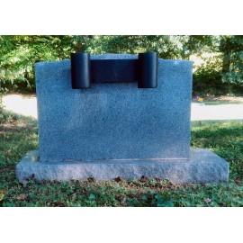2 canister cemetery headstone permanent mount flower vase