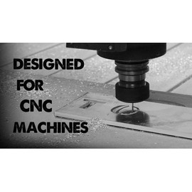 Amana Tool - 51472 Solid Carbide CNC Spiral 'O' Single Flute, Aluminum Cutting 3/32 Dia x