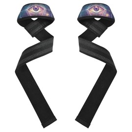 Eye Tarot - Muñequeras de levantamiento de pesas de 26 pulgadas, correa antideslizante para levantamiento de pesas, culturismo, entrenamiento de fuerza