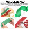 Wokape Christmas Ribbon Kit, 4 Rolls 2 Inch x 11