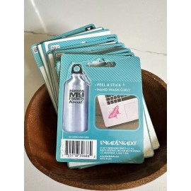 Inkad•Inkado American Flag Decal Laptop Car Water bottle Sticker Vinyl 2.5 in Patriotic Flag