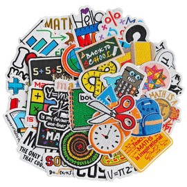 Harsgs Back to School Iron on Patches, Embroidered Iron on/Sew on Patches Applique for Clothes, Dress, Hat, Jeans, DIY Accessories