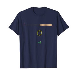 Fly Fishing Tenkara No Reel Mountain Stream Fly Fishermen T-Shirt