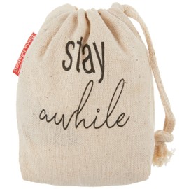 Le Jardin du Lin Printed Cotton Drawstring Bags, Shopping Bag, Fabric Bag, Fabric Bag, Vegetable Bag, Reusable, Eco-Friendly, Multipurpose, Foldable, Size: 12 x 15 cm