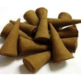 Burn My Candle Sandalwood Incense Cones Incense Sticks Heavily Scented Handmade Bulk Wholesale 30 Pack, Brown, 1 in Incense Cones