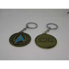 STAR TREK Starfleet Acadamy Pendant Metal KEY CHAIN Bronze