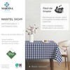 Martina Home TEFLONATED TABLECLOTH MADE VICHY MARINO 260X140 CM