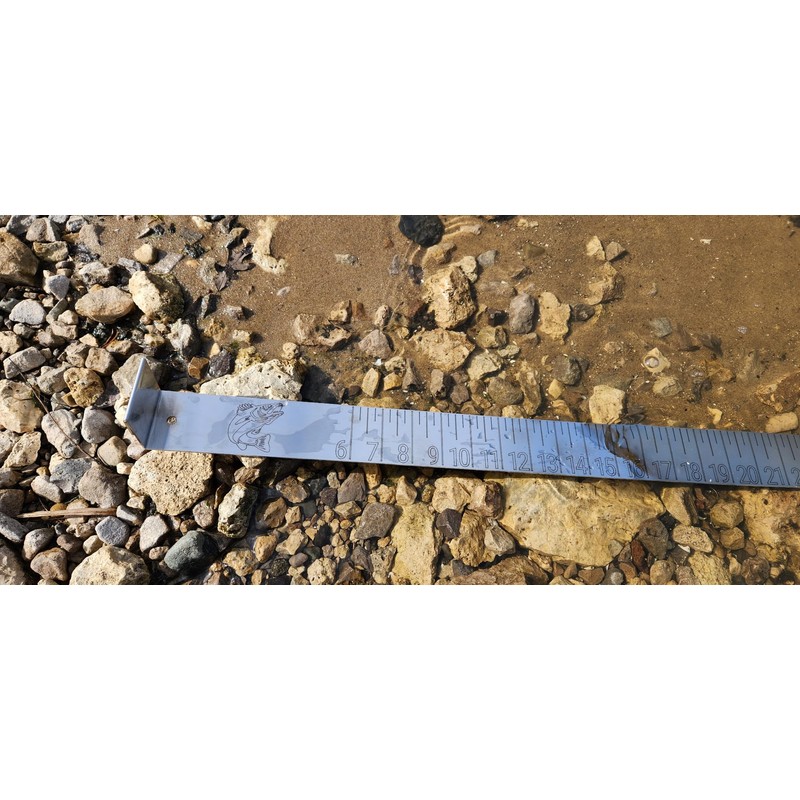 4th Gen Stainless Steel Bump Board for Fishing, Fish Measuring