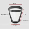 [TRIrunpdl] 2 Pieces Face Guard Clear Full Safety Face Shield