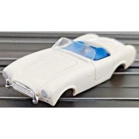 Johnny Lightning Ford Shelby AC Cobra Snake White JL TJet SlotCar BODY for AURORA autoworld DASH