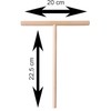 Teemando® 2 x Crepe Distributor Made of Beech Wood, 22