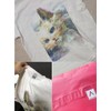 ARTIST PRINT Persian Cat T-shirt-Siver-gray Fur,Blue Eyes-Trendy Cat Fashion Item
