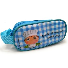 udc Label'tour Pencil Case: Wenn Je Serai Grand Je Serai Chef, Blue, Lunch Bag, blue, bread bag