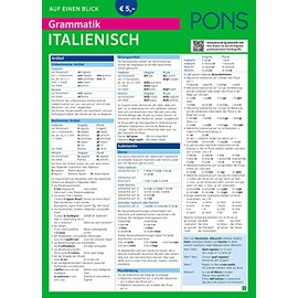 PONS GRAMMATIK AUF EINEN BLICK