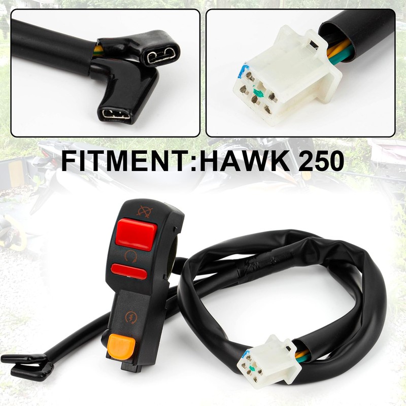 PSLER Hawk 250 Kill Switch- Dirt Bike Kill and Starter