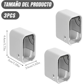 Porta Cepillo de Dientes para Baño Pared - 3 Piezas con Ventilación, Funda Impermeable, Sin Perforación, Protector y Organizador de Cepillos de Dientes para Baño y Dormitorio