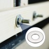 sourcing map M8 Flat Washer for Screw, 60Pcs Metal Washers