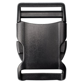 DYZD Premium Flat Dual Adjustable Side Release Buckles Size of 4/5, 1, 1-1/2, 2 Inch for Backpack Paracord, Webbing Strap (2 inch, 2PCS)