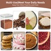 Mutclord POP Airtight Brown-Sugar Keeper-Container - 1.3Qt(42Oz/1.2L) Clear Jar |