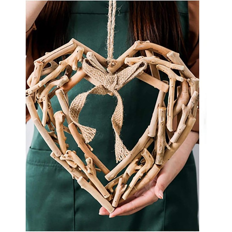 20 Pcs Natural Driftwood Pieces Branch Slices Craft Sticks Beach