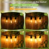 Mlambert 300Ft(3x100Ft) LED Outdoor String Lights Dimmable Waterproof G40 Globe