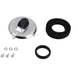 Simson KR51/1 Schwalbe, KR51/2 Schwalbe, SR4-2 Star, SR4-3 Sperber, SR4-4 Habicht Ignition Lock Cover with Small Parts, Aluminium