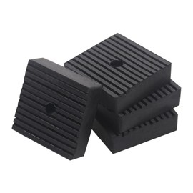 4" x 4" x1"Shock pad 4 Pack for air Compressor Air Conditioner, Washing Machine, Dryer, Treadmill Solid Rubber