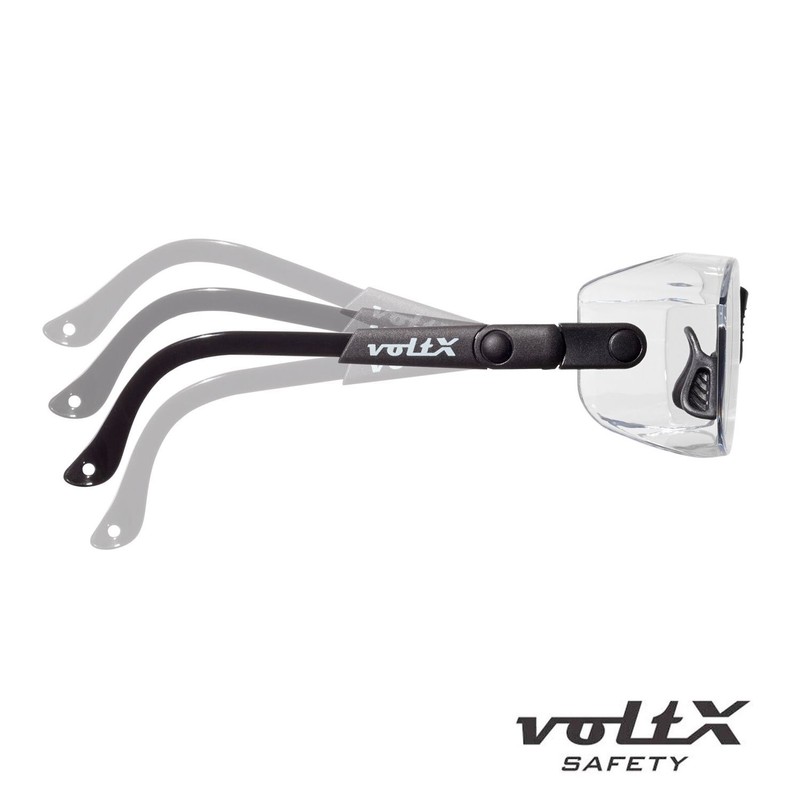 voltX 'RETRO SAFETY OVERGLASSES' with Case – Suitable as FITOVERS
