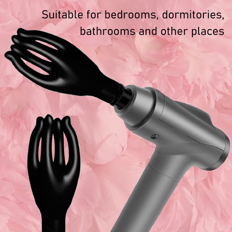Fascia Massage Head Replaceable Head 4 Fingers Artifical Hand Silicone