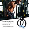 PACETH Gymnastic Rings 1100lbs Capacity with 14.76ft Adjustable Buckle Straps