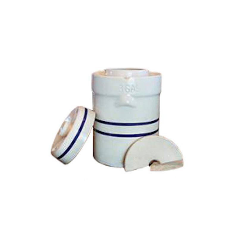 XWDSKJE Ohio Stoneware 3-Gallon Fermentation Crock Complete Kit