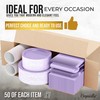 Exquisite 350 Pcs Lavender Paper Plates For Party, Lavender Disposable