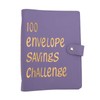 Money Saving Binder Waterproof PU Leather A5 Budget Binder with